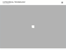 Tablet Screenshot of categorical.com